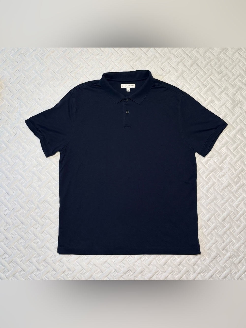 Banana Republic Men's Polo Trio - Navy, White & Black - Picture 3 of 8